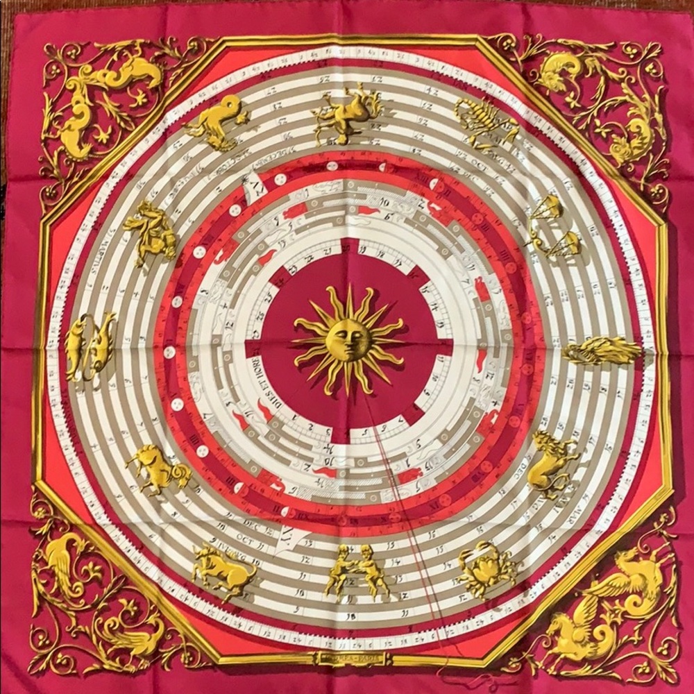Hermes Zodiac Scarf